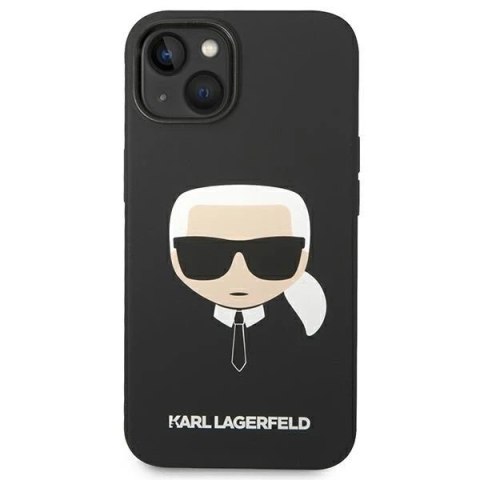 Etui Karl Lagerfeld KLHCP14MSLKHBK do iPhone 14 Plus 6,7" hardcase Silicone Karl`s Head
