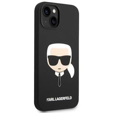 Etui Karl Lagerfeld KLHCP14MSLKHBK do iPhone 14 Plus 6,7" hardcase Silicone Karl`s Head