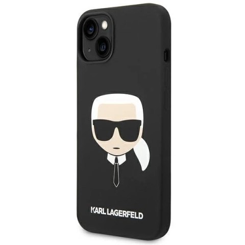 Etui Karl Lagerfeld KLHCP14MSLKHBK do iPhone 14 Plus 6,7" hardcase Silicone Karl`s Head