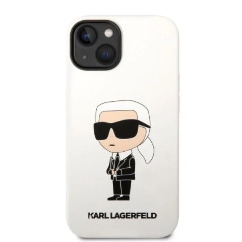 Etui Karl Lagerfeld KLHCP14MSNIKBCH do Apple iPhone 14 Plus 6,7" hardcase Silicone Ikonik