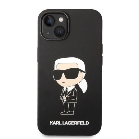 Etui Karl Lagerfeld KLHCP14MSNIKBCK do Apple iPhone 14 Plus 6,7" hardcase Silicone Ikonik