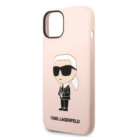 Etui Karl Lagerfeld KLHCP14MSNIKBCP do iPhone 14 Plus 6,7" hardcase Silicone Ikonik