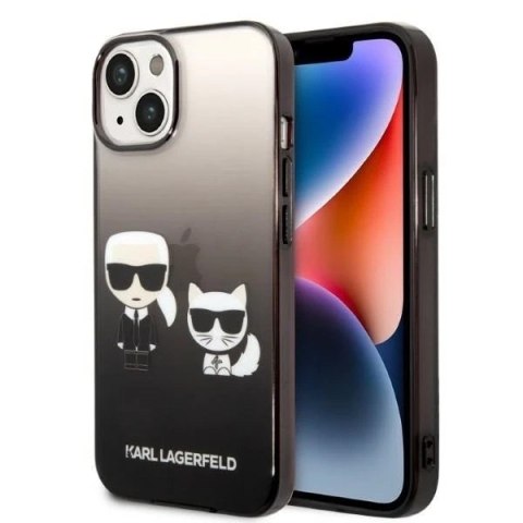 Etui Karl Lagerfeld KLHCP14MTGKCK do Apple iPhone 14 Plus 6,7" hardcase Gradient Ikonik Karl & Choupette