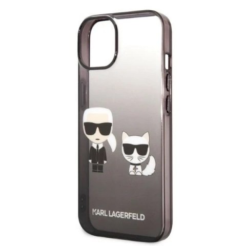 Etui Karl Lagerfeld KLHCP14MTGKCK do Apple iPhone 14 Plus 6,7" hardcase Gradient Ikonik Karl & Choupette