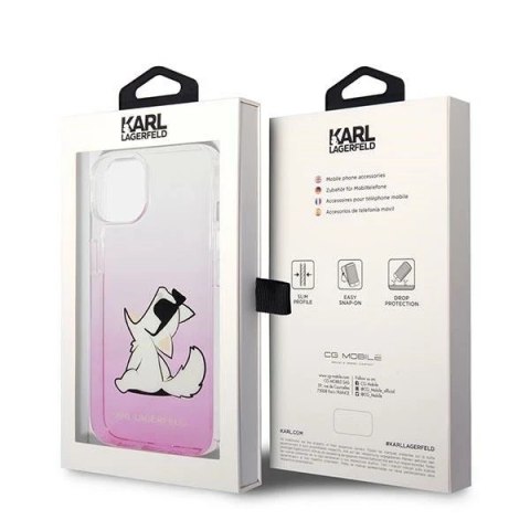 Etui Karl Lagerfeld KLHCP14SCFNRCPI do Apple iPhone 14 6,1" hardcase Choupette Fun