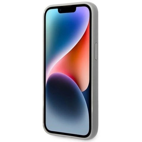 Etui ochronne na telefon Karl Lagerfeld KLHCP14SLGMMSV3 do Apple iPhone 14 6,1" hardcase srebrny/silver Monogram Iridescent