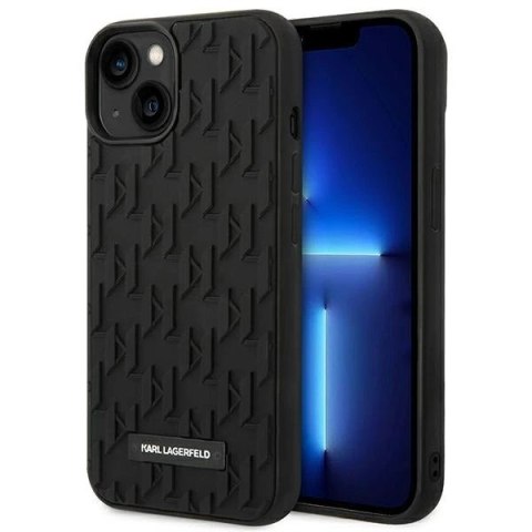 Etui ochronne na telefon Karl Lagerfeld KLHCP14SRUPKLPK do Apple iPhone 14 6,1" hardcase czarny/black 3D Monogram