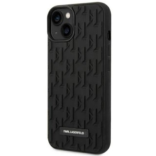 Etui ochronne na telefon Karl Lagerfeld KLHCP14SRUPKLPK do Apple iPhone 14 6,1" hardcase czarny/black 3D Monogram