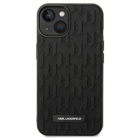 Etui ochronne na telefon Karl Lagerfeld KLHCP14SRUPKLPK do Apple iPhone 14 6,1" hardcase czarny/black 3D Monogram