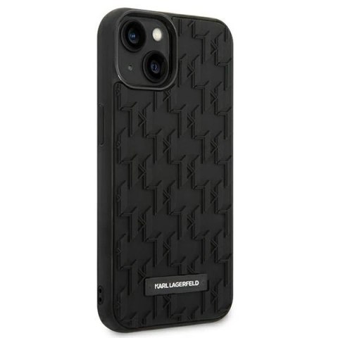 Etui ochronne na telefon Karl Lagerfeld KLHCP14SRUPKLPK do Apple iPhone 14 6,1" hardcase czarny/black 3D Monogram
