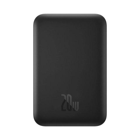 Powerbank magnetyczny Baseus 6000mAh 20W + kabel USB Typ C 60W 50cm czarny (PPCX020001)