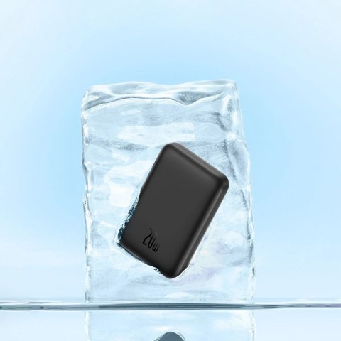 Powerbank magnetyczny Baseus 6000mAh 20W + kabel USB Typ C 60W 50cm różowy (PPCX020004)