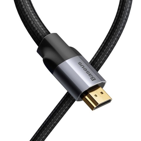 Przewód Baseus Enjoyment kabel adapter przewód HDMI 4K60Hz 0.75m ciemnoszary