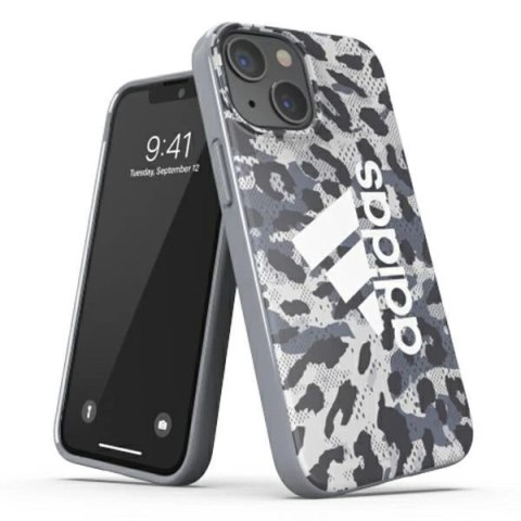 Etui Adidas OR Snap Case Leopard do Apple iPhone 13 mini 5,4" szary/grey 47256