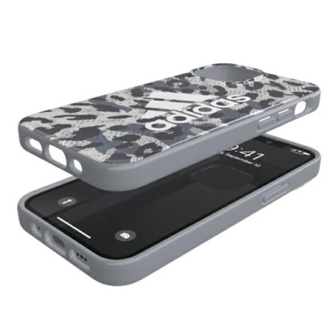 Etui Adidas OR Snap Case Leopard do Apple iPhone 13 mini 5,4" szary/grey 47256