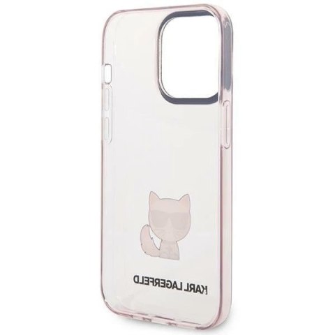Etui Karl Lagerfeld KLHCP14LCTTRI do iPhone 14 Pro 6,1" hardcase Transparent Choupette Body