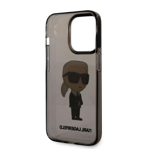 Etui Karl Lagerfeld KLHCP14LHNIKTCK do iPhone 14 Pro 6,1" hardcase Ikonik Karl Lagerfeld