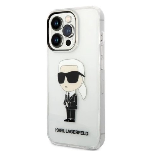 Etui Karl Lagerfeld KLHCP14LHNIKTCT do iPhone 14 Pro 6,1" hardcase Ikonik Karl Lagerfeld