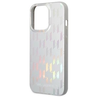 Etui Karl Lagerfeld KLHCP14LLGMMSV3 do iPhone 14 Pro 6,1" hardcase Monogram Iridescent
