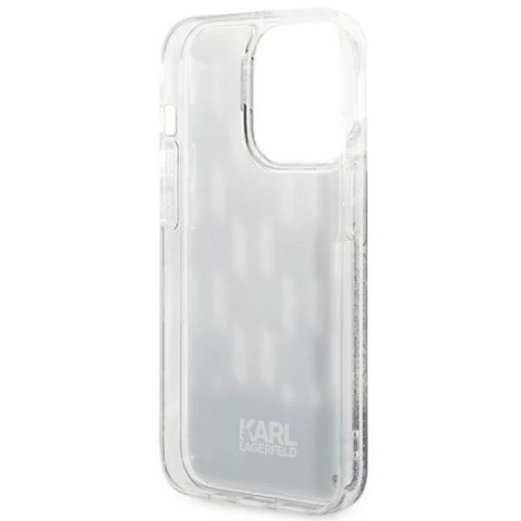 Etui Karl Lagerfeld KLHCP14LLMNMK do iPhone 14 Pro 6,1" hardcase Liquid Glitter Monogram