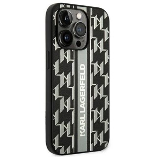 Etui Karl Lagerfeld KLHCP14LPGKLSKG do iPhone 14 Pro 6,1" hardcase Monogram Stripe
