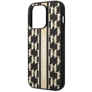 Etui Karl Lagerfeld KLHCP14LPGKLSKW do iPhone 14 Pro 6,1" hardcase Monogram Stripe