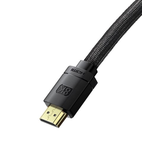 Kabel Baseus High Definition Series HDMI 8K - HDMI 8K 5m czarny