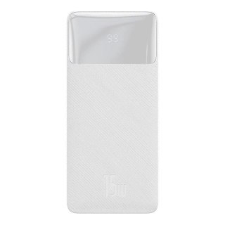 Powerbank Baseus Bipow 20000mAh, 2xUSB, USB-C, 15W (biały)