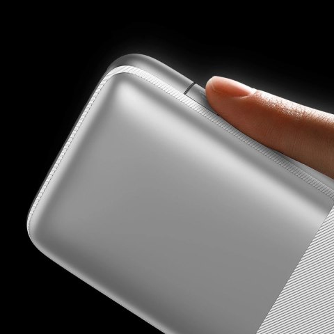Powerbank Baseus Bipow Pro 10000mAh 20W biały z kablem USB Typu A - USB Typu C 3A 0.3m (PPBD040202)