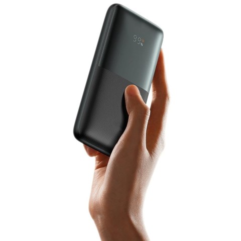Powerbank Baseus Bipow Pro 10000mAh 20W czarny z kablem USB Typu A - USB Typu C 3A 0.3m (PPBD040201)