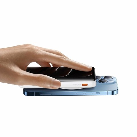 Powerbank z bezprzewodowym ładowaniem MagSafe Baseus Magnetic Bracket 10000mAh 20W + kabel USB Typ C Baseus Xiaobai Series 60W 0