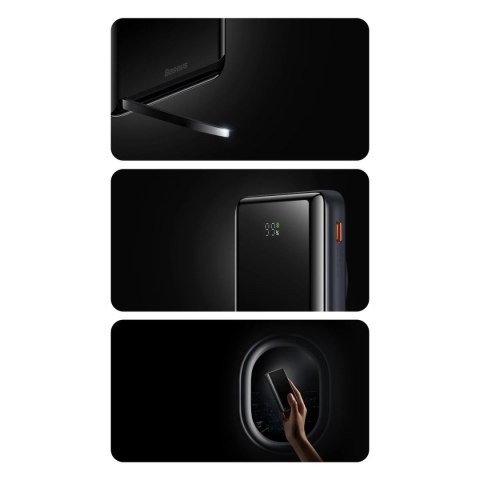 Powerbank z bezprzewodowym ładowaniem MagSafe Baseus Magnetic Bracket 10000mAh 20W + kabel USB Typ C Baseus Xiaobai Series 60W 0
