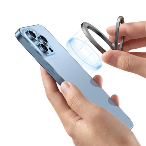 Ring Baseus Halo magnetyczny uchwyt podstawka do telefonu szary (SUCH000013)