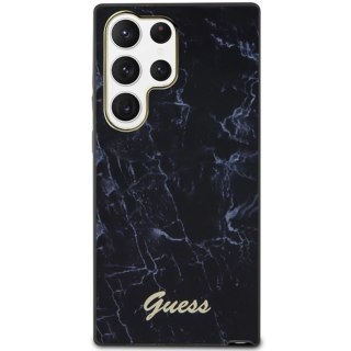 Etui Guess GUHCS23LPCUMAK do Samsung Galaxy S23 Ultra S918 czarny/black hardcase Marble