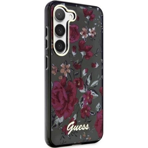 Etui Guess GUHCS23MHCFWSA do Samsung Galaxy S23+ Plus S916 zielony/kaki hardcase Flower Collection
