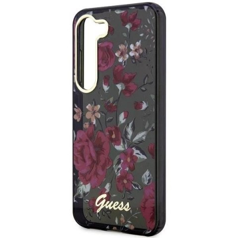 Etui Guess GUHCS23MHCFWSA do Samsung Galaxy S23+ Plus S916 zielony/kaki hardcase Flower Collection