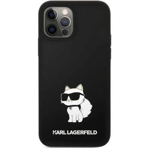 Etui ochronne na telefon Karl Lagerfeld KLHCP12MSNCHBCK do Apple iPhone 12 /12 Pro 6,1" hardcase czarny/black Silicone Choupette
