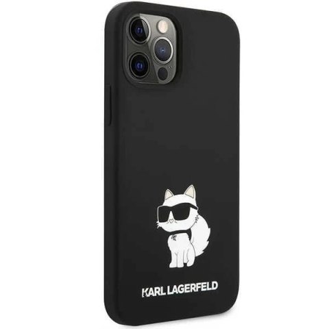 Etui ochronne na telefon Karl Lagerfeld KLHCP12MSNCHBCK do Apple iPhone 12 /12 Pro 6,1" hardcase czarny/black Silicone Choupette