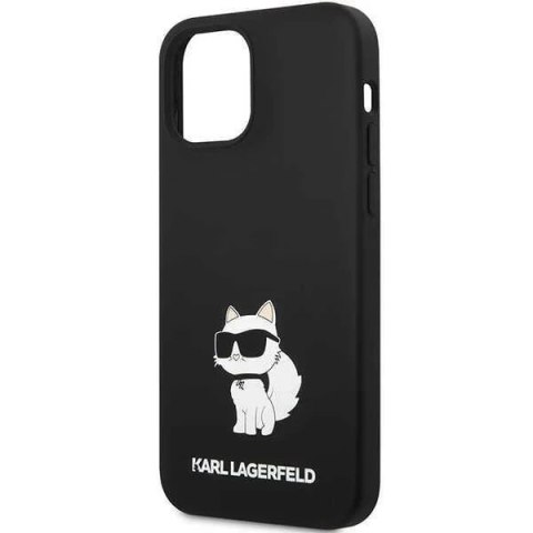 Etui ochronne na telefon Karl Lagerfeld KLHCP12MSNCHBCK do Apple iPhone 12 /12 Pro 6,1" hardcase czarny/black Silicone Choupette