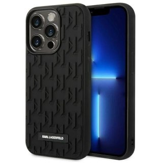 Etui ochronne na telefon Karl Lagerfeld KLHCP14LRUPKLPK do Apple iPhone 14 Pro 6,1" hardcase czarny/black 3D Monogram