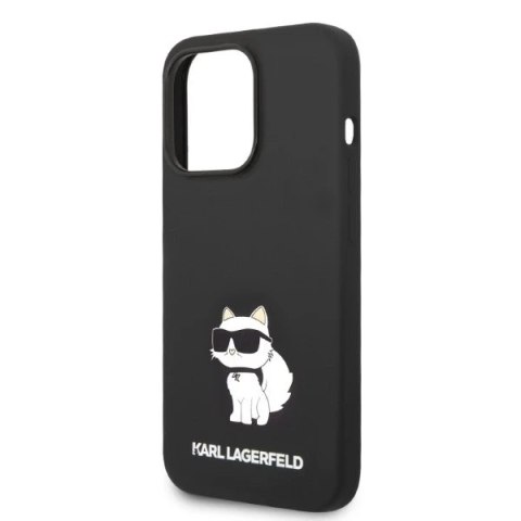 Etui ochronne na telefon Karl Lagerfeld KLHCP14LSNCHBCK do Apple iPhone 14 Pro 6,1" hardcase czarny/black Silicone Choupette