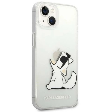 Etui ochronne na telefon Karl Lagerfeld KLHCP14MCFNRC do Apple iPhone 14 Plus 6,7" hardcase przeźroczysty/transparent Choupette 