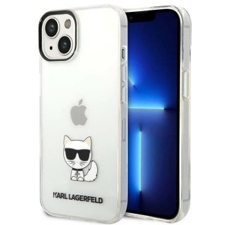 Etui ochronne na telefon Karl Lagerfeld KLHCP14MCTTR do Apple iPhone 14 Plus 6,7" hardcase przeźroczysty/transparent Choupette B