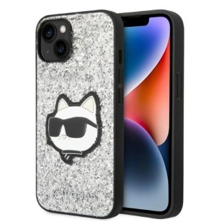 Etui ochronne na telefon Karl Lagerfeld KLHCP14MG2CPS do Apple iPhone 14 Plus 6,7" srebrny/silver hardcase Glitter Choupette Pat