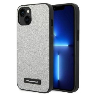 Etui ochronne na telefon Karl Lagerfeld KLHCP14MG2ELS do Apple iPhone 14 Plus 6,7" hardcase srebrny/silver Glitter Plaque Logo