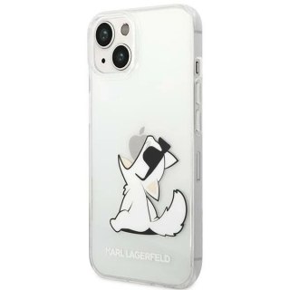Etui ochronne na telefon Karl Lagerfeld KLHCP14SCFNRC do Apple iPhone 14 6,1" hardcase przeźroczysty/transparent Choupette Fun