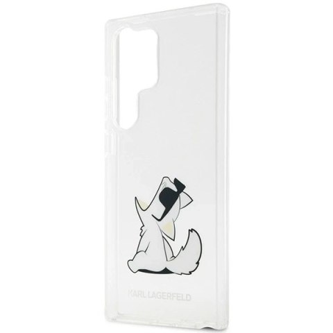 Etui ochronne na telefon Karl Lagerfeld KLHCS23LCFNRC do Samsung Galaxy S23 Ultra S918 transparent hardcase Choupette Fun