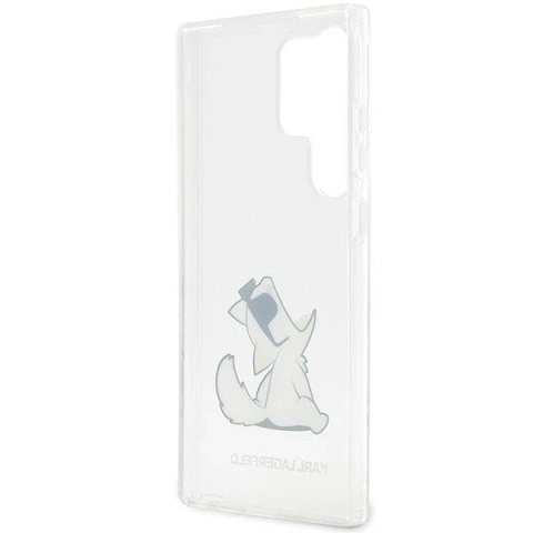 Etui ochronne na telefon Karl Lagerfeld KLHCS23LCFNRC do Samsung Galaxy S23 Ultra S918 transparent hardcase Choupette Fun