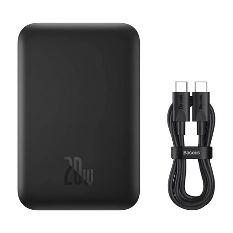 Powerbank Baseus Magnetic 6000mAh, 20W (czarny)