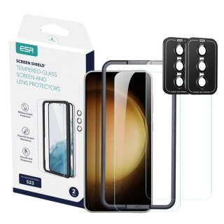 Szkło hartowane ESR Protector Set 2-pack do Samsung Galaxy S23 Clear